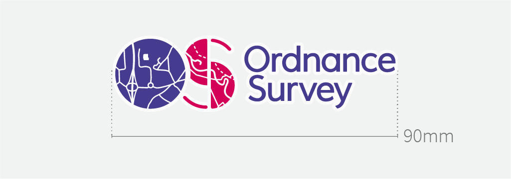 OS logo with the maximum print size