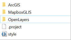 UnzippedOSVectorTileAPI folders